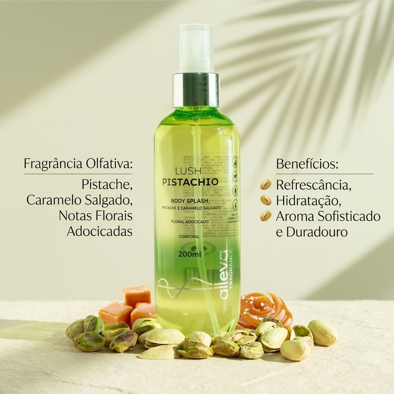 Body Splash Lush Pistachio - 200ml - foto 2