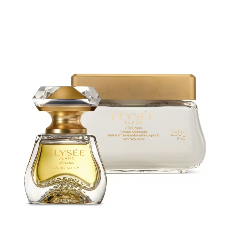 Combo Elysée Blanc: Eau De Parfum 50ml + Creme Acetinado 250g