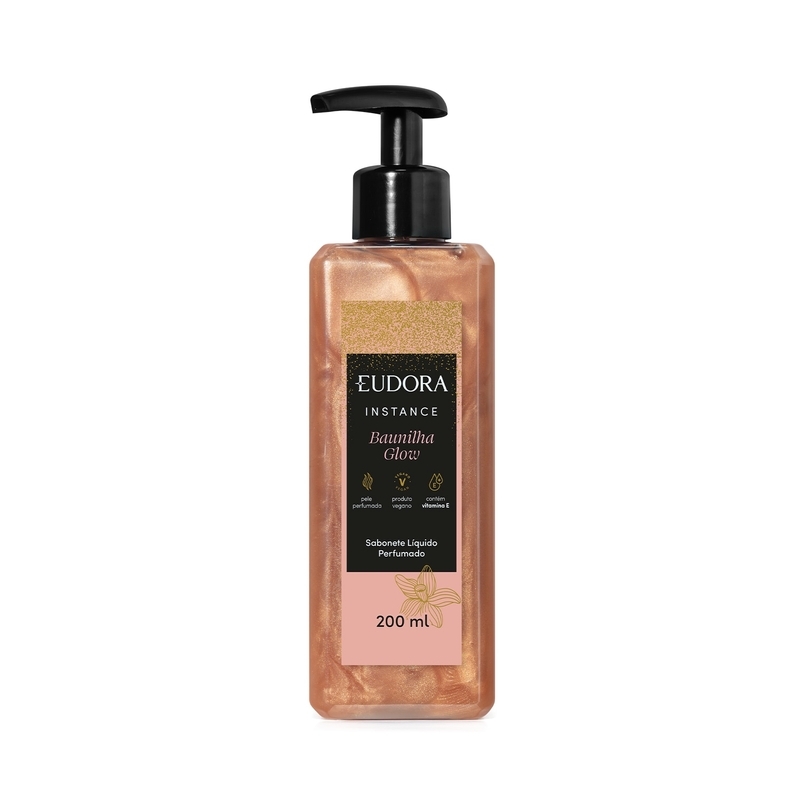 Sabonete Líquido Perfumado Instance Baunilha Glow 200Ml