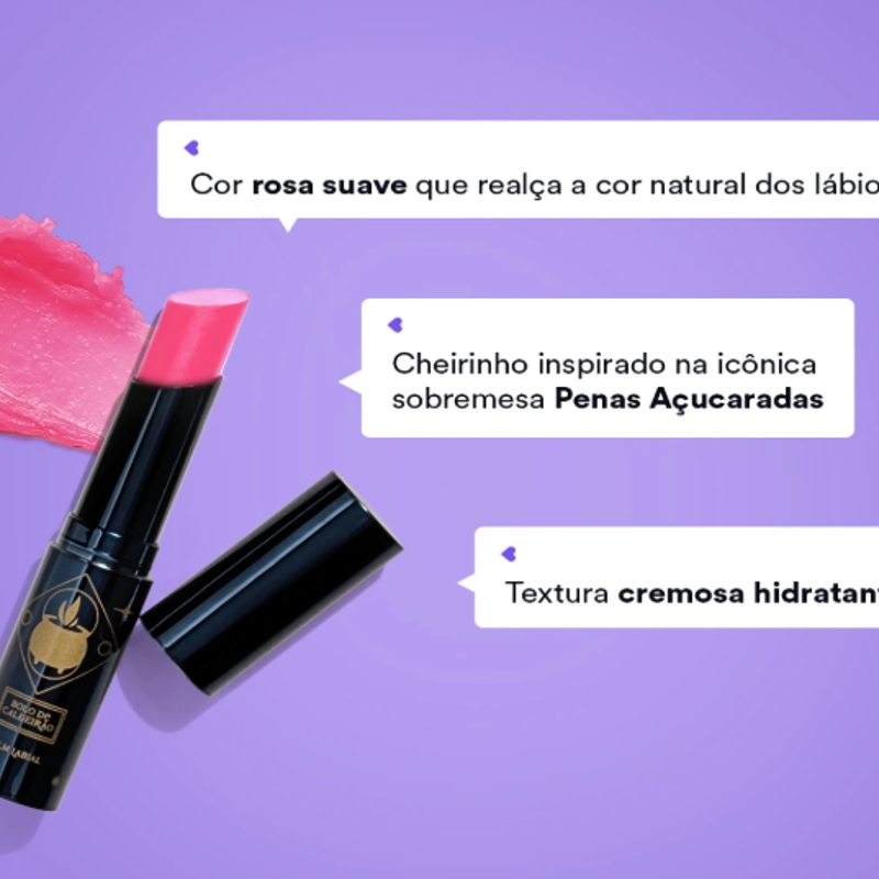 Balm Labial Rosa Penas Açucaradas Harry Potter Quem Disse, Berenice? 3,2g - foto 2