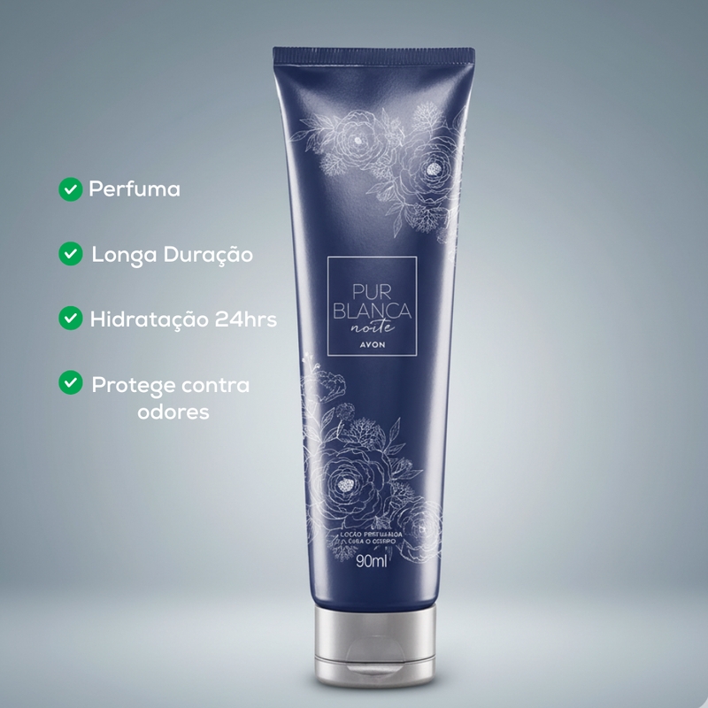 HIDRATANTE CORPORAL AVON PUR BLANCA NOITE 90ML - foto 5