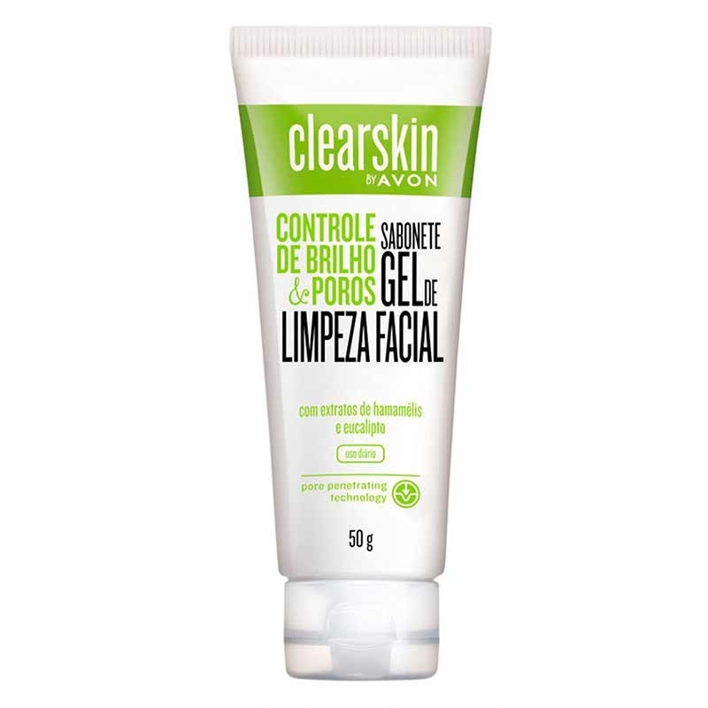Clearskin Sabonete Facial Controle Brilho Poros 50g - 50 g