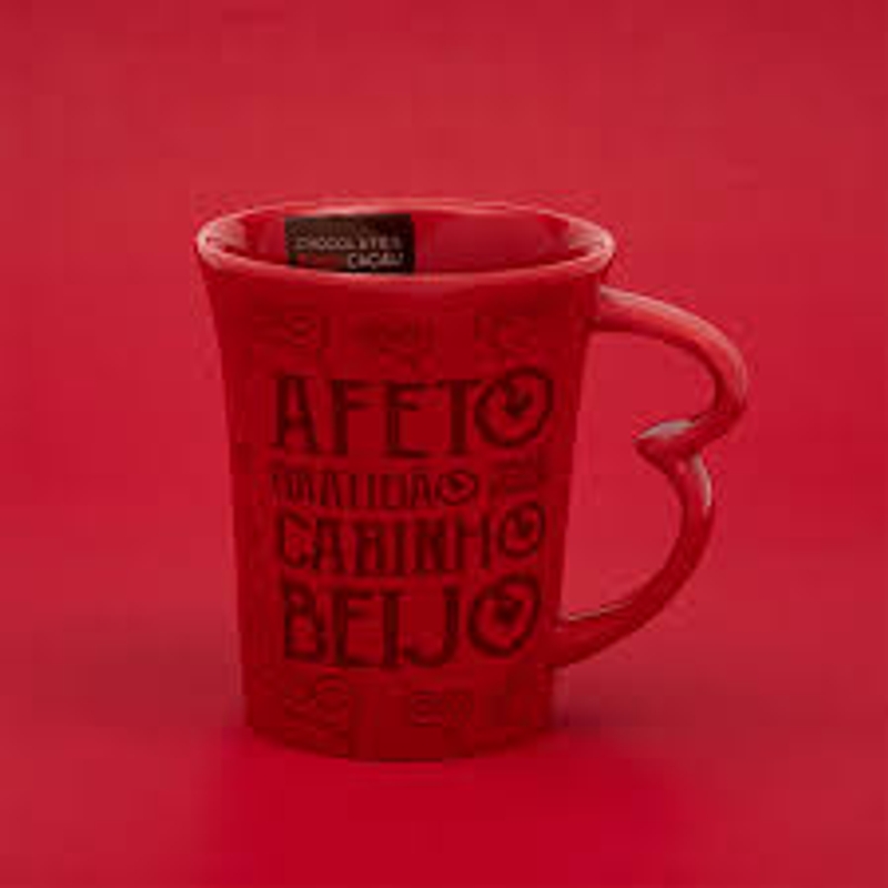 Caneca Afeto Vermelha