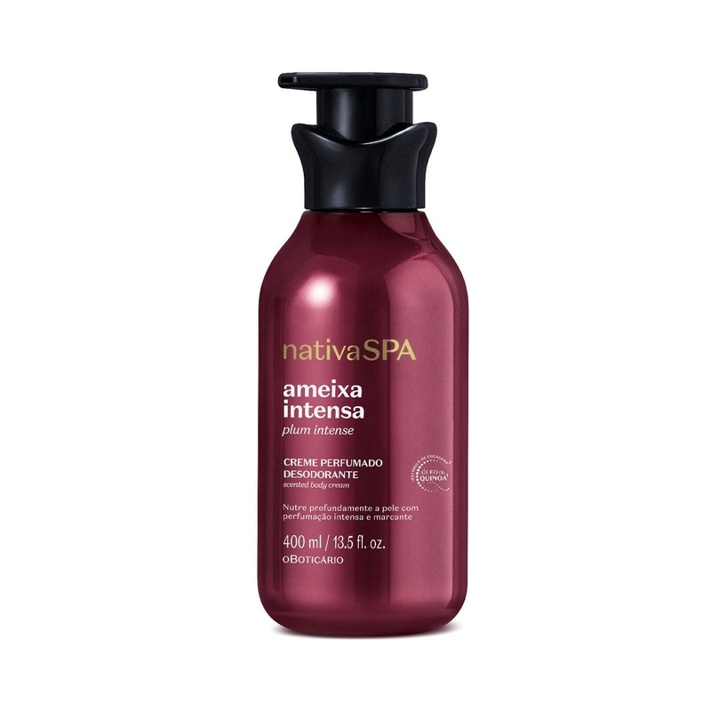 Creme Perfumado Hidratante Corporal Nativa Spa Ameixa Intensa 400Ml