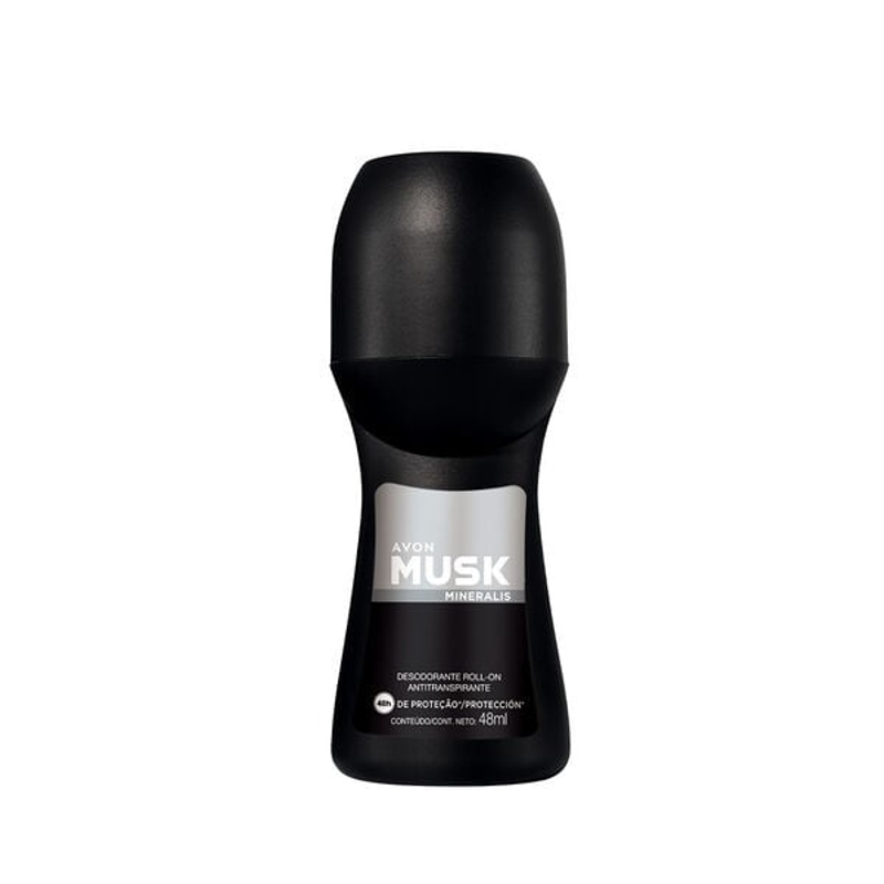 Musk Mineralis Desodorante Roll-On Antitranspirante - 48 ml