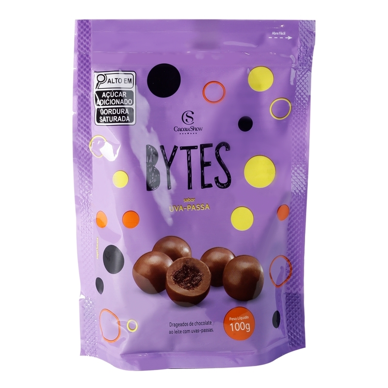 Drageado Bytes de Uva Passa 100g