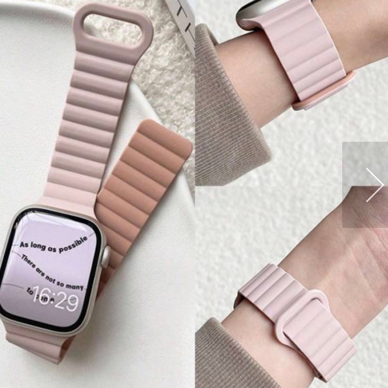 Pulseiras Silicone Elo Magnético