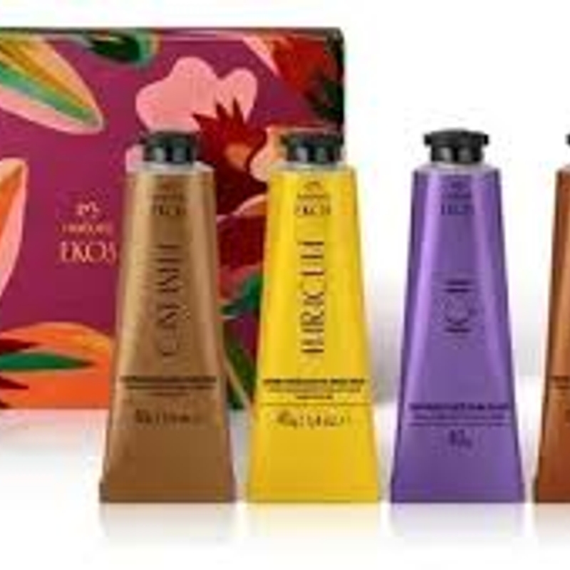 Kit Creme de Mão Natura Ekos - 4 unid de 40g (Tukumã, Castanha, Açaí e Maracujá)