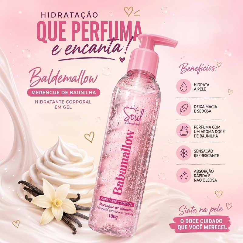 Hidratante Corporal Babamallow Merengue de Vanilla - foto 2