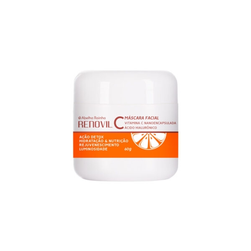 Renovil C Mascara Facial de Vitamina C e Acido Hialuronico Peel Off 60g (3922)