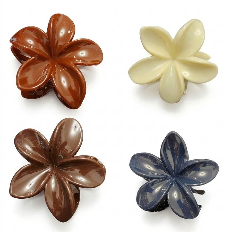 Prendedor de cabelo de flor