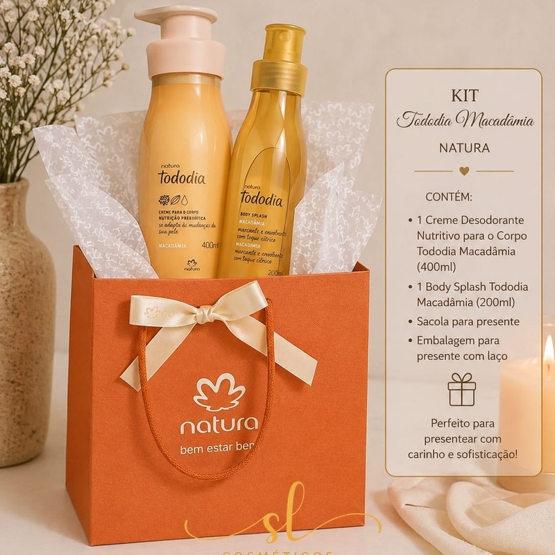 Kit Tododia Macadamia Natura (2 Itens)
