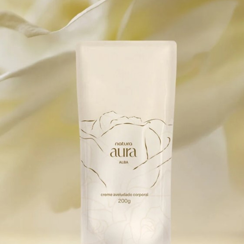 Refil Creme Aveludado Corporal Natura Aura Alba 200g - foto 3