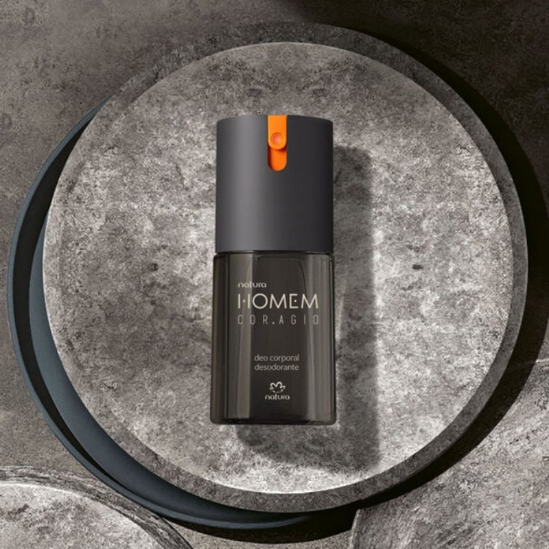 Desodorante Corporal Natura Homem Cor.agio 100 ml