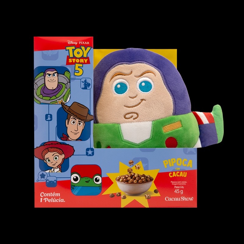 Caixa Pipoca Buzz Lightyear Toy Story 45g