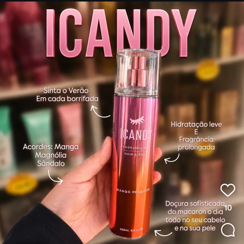 Body Sprash Mango Peach 36 Icandy 250ml
