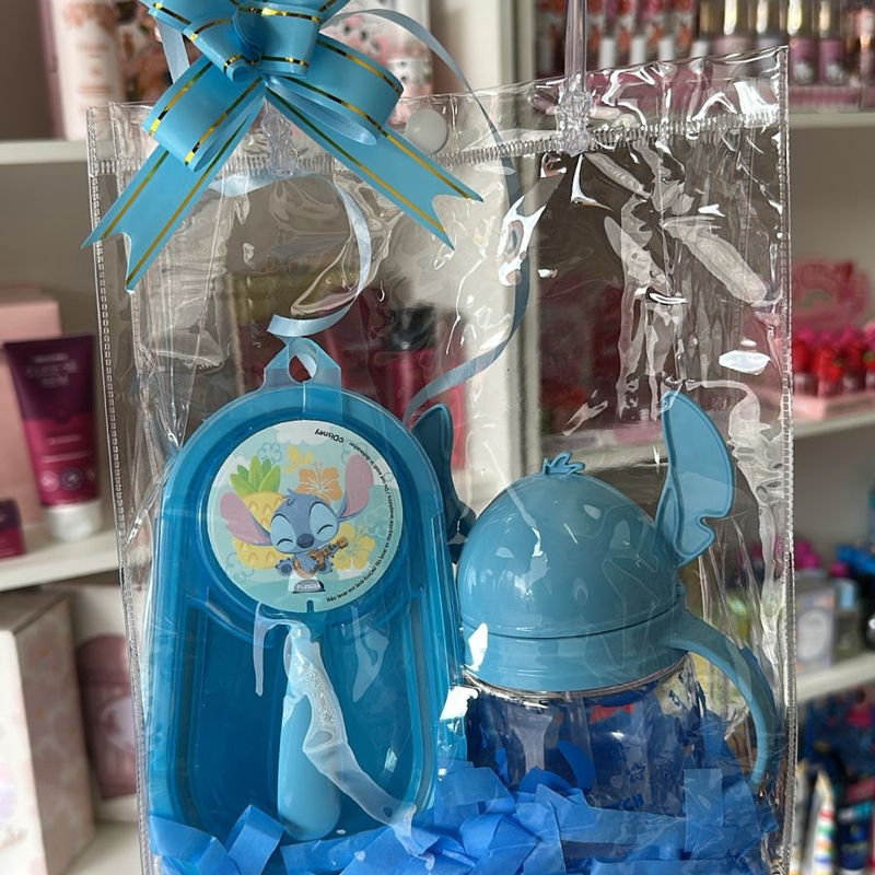 PRESENTE STITCH  BABY AZUL