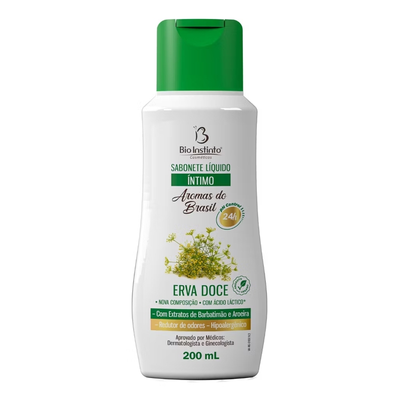 Sabonete Líquido Íntimo Erva Doce 200ml