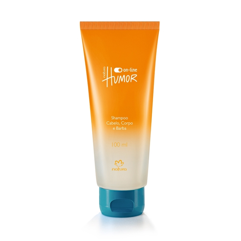 Shampoo Cabelo, Corpo e Barba Humor On-line Masculino 100ml