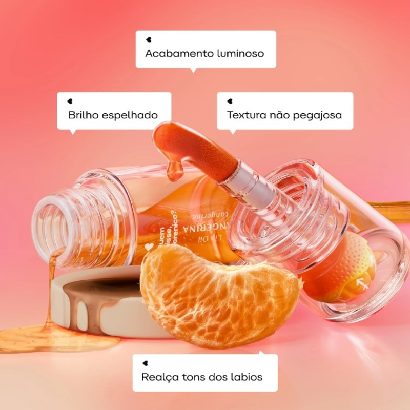 Lip Oil Coral Cuide-Se Bem Tangerina 3,5ml - foto 4