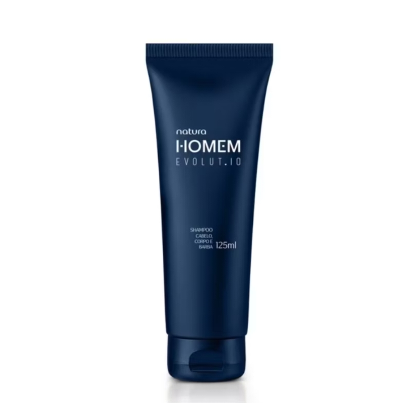 Shampoo Cabelo,Corpo E Barba Natura Homem Evoluti.io 125ml