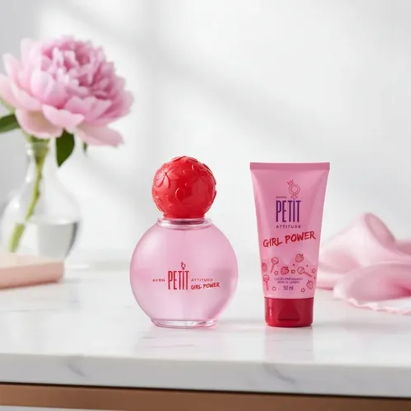 Kit Presente Petit Girl Power- Colônia 50ml + Loção Corporal 50ml