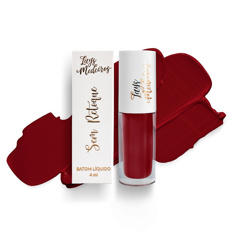 Batom Líquido Matte Sem Retoque Cor: Lays 4ml - Lays Medeiros