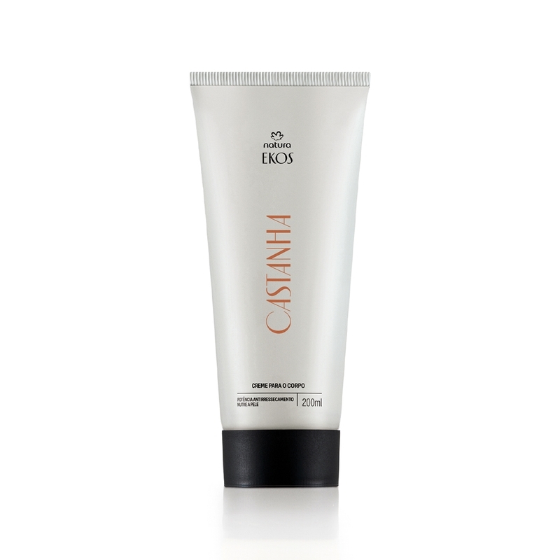 Creme desodorante hidratante para o corpo castanha - 200 ml