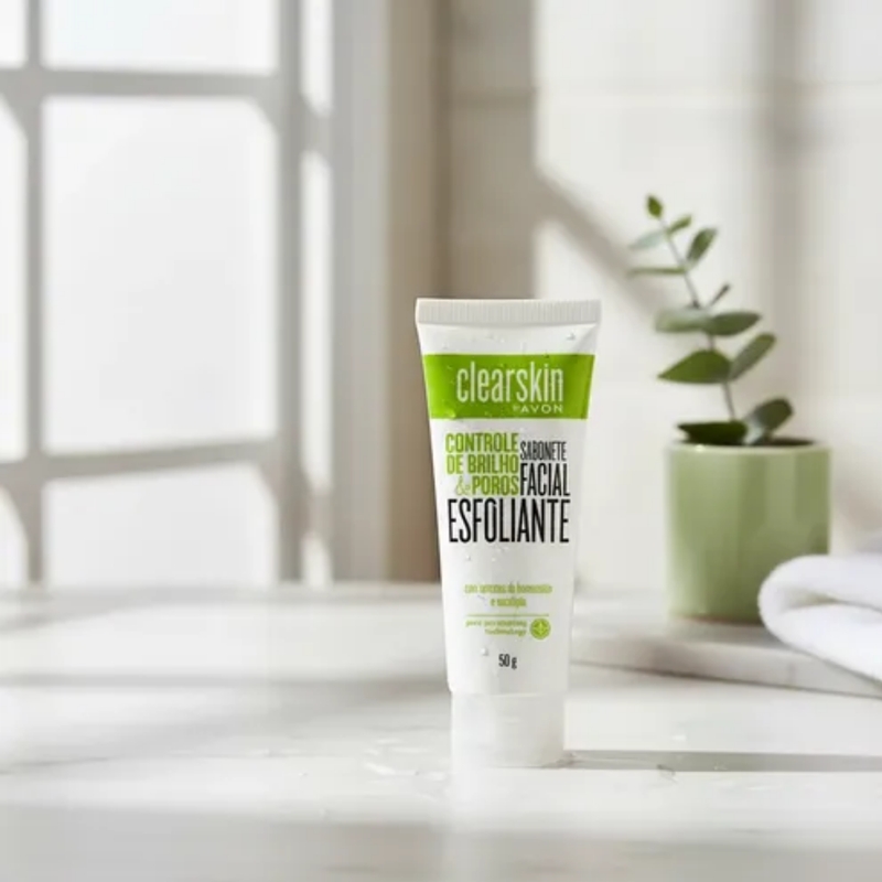 Clearskin Sabonete Facial Esfoliante 50g - foto 4