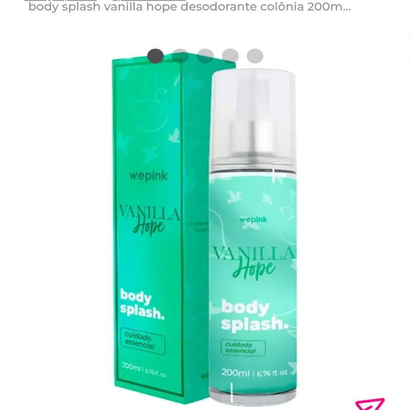 Body Splash Vanilla Hope