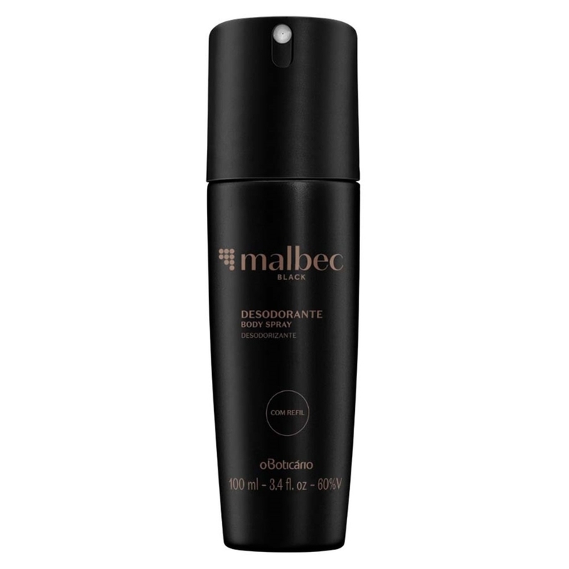 Desodorante Body Spray Malbec Black 100ml