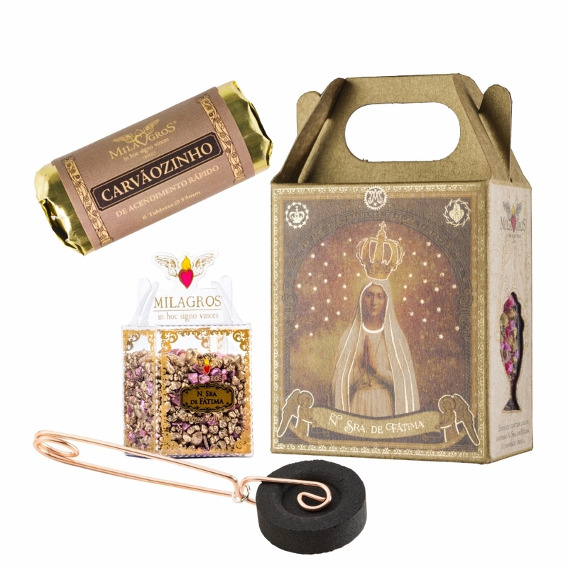 Mini Kit Incenso Nossa Senhora de Fátima