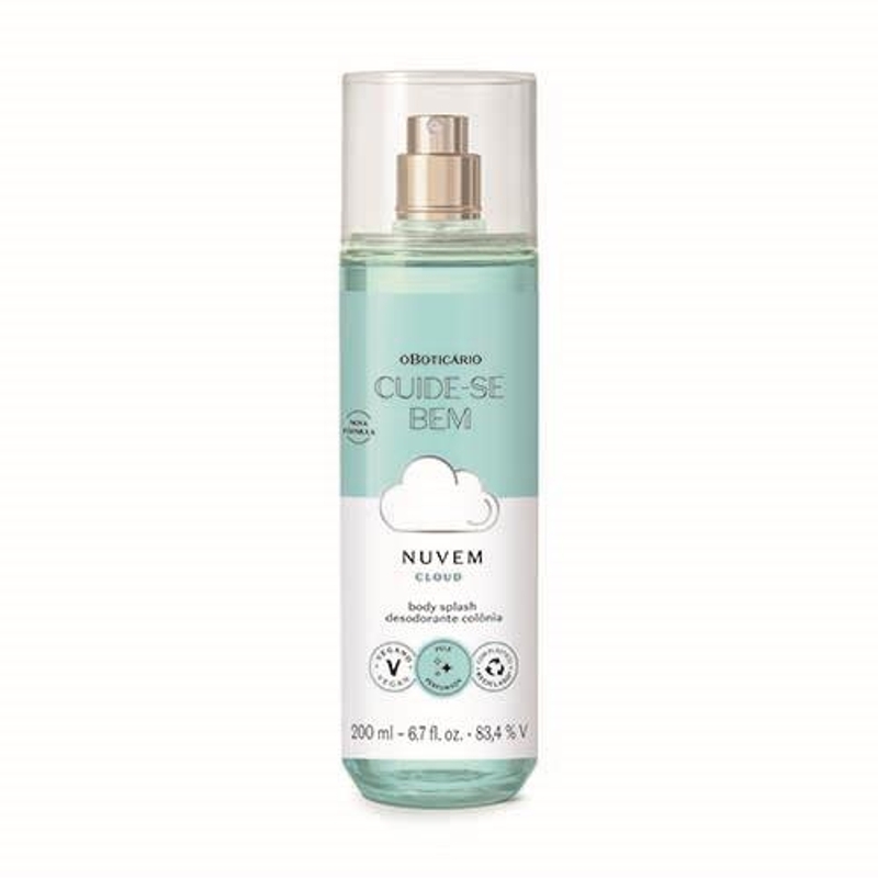 Body Splash Desodorante Colônia Cuide-Se Bem Nuvem 200Ml