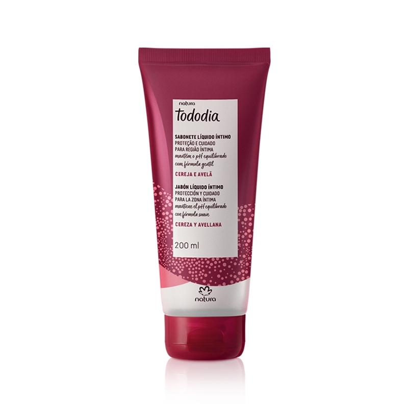 Sabonete líquido íntimo cereja e avelã - 200 ml