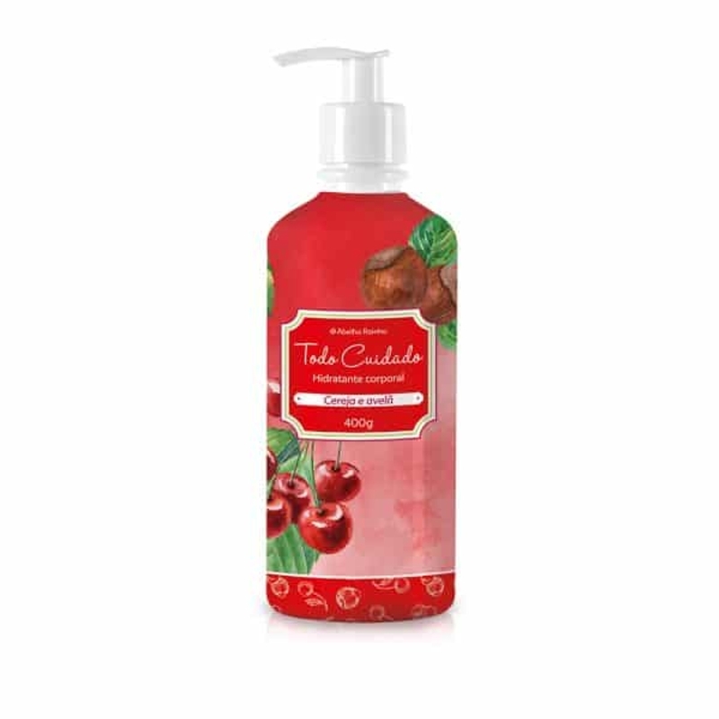 Todo Cuidado Mais Creme Hidratante Desodorante Corporal Cereja e Avela 400g