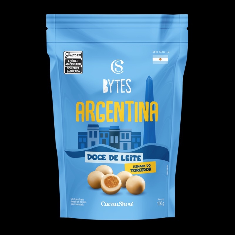 Drageado Bytes Doce de Leite Argentina 100g