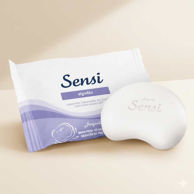 SABONETE EM BARRA JEQUITI SENSI ALGODAO 80G - foto 2