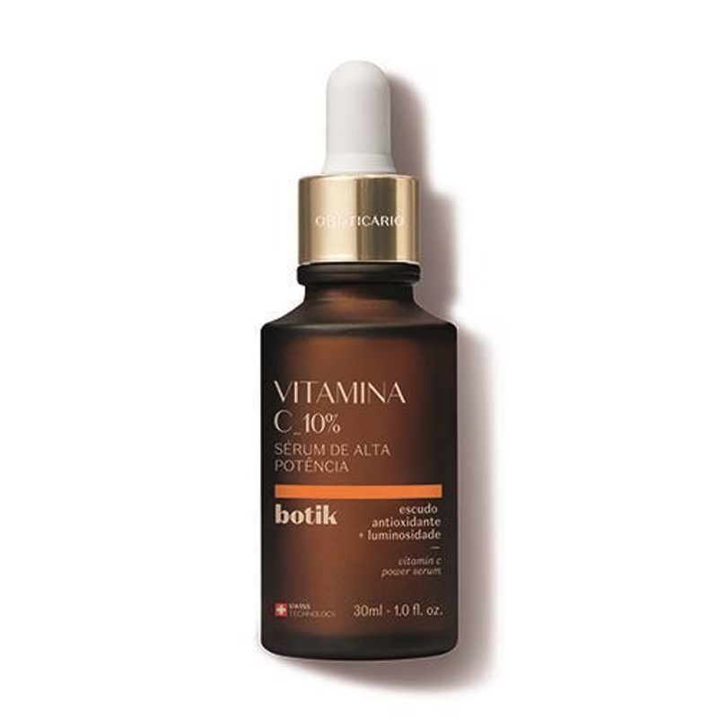 Botik Vitamina C 10% Sérum De Alta Potência, 30 Ml