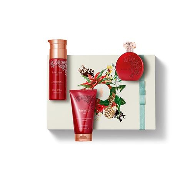 Kit Presente Floratta Red ( 3 itens)