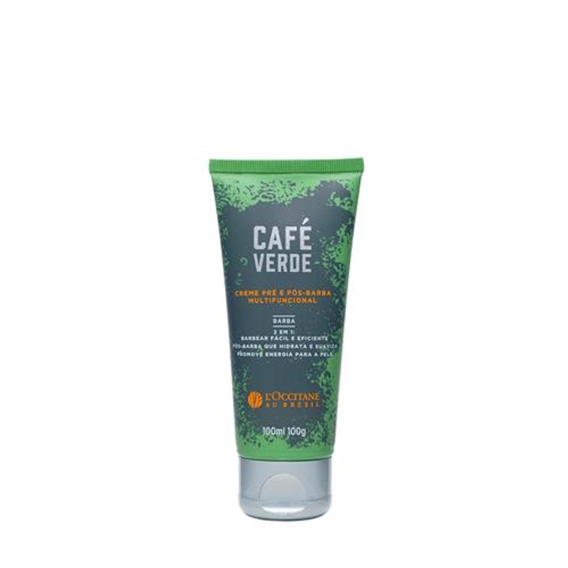 Creme Pré e Pós Barba Multifuncional Café Verde 100ml