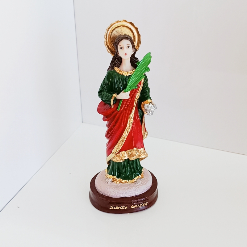 Imagem Santa Luzia - 15 Cm - Resina