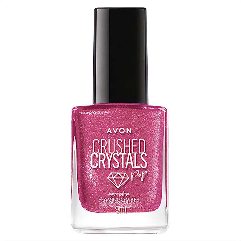 Avon Crushed Crystals Pop Esmalte Flamingo Vibes