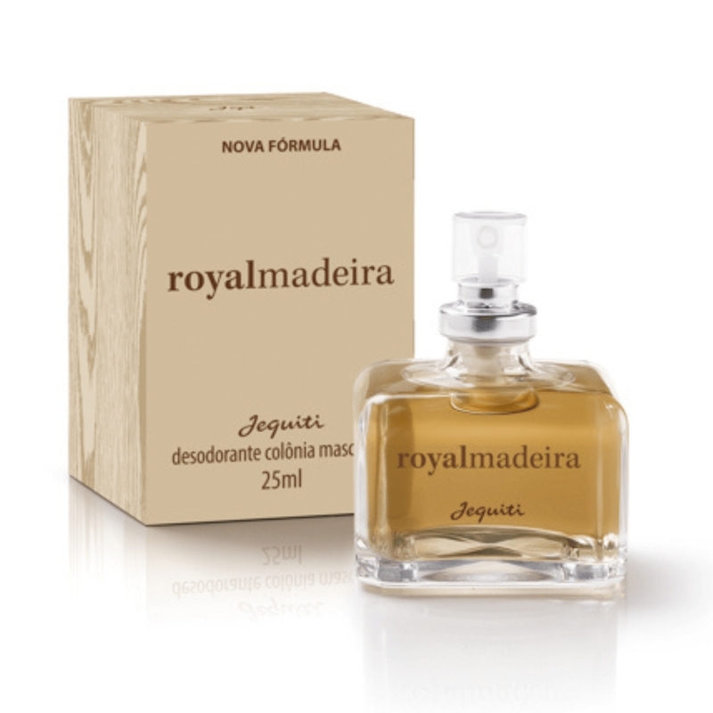 Royalmadeira Desodorante Colônia Masculina Jequiti, 25 ml ( Madeira Refrescante)