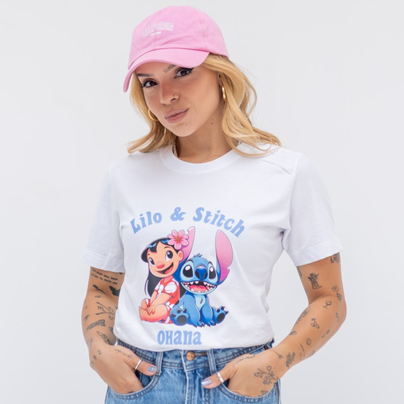 Tshirt Lilo e Stitch Ohana M