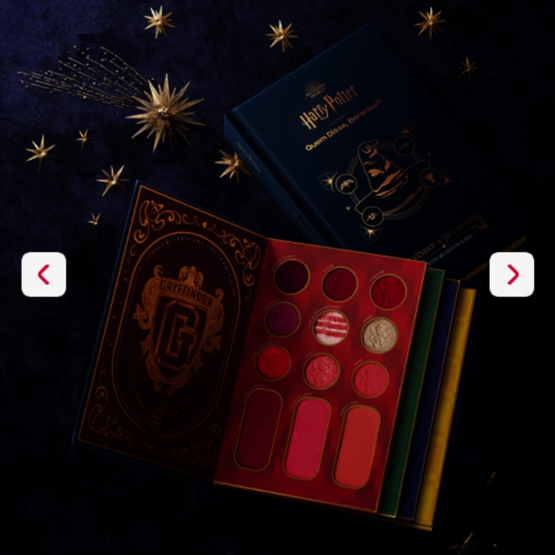 Paleta De Maquiagem  Multifuncional Harry Potter Quem Disse, Berenice? Bem-Vindo À Hogwarts  54G - foto 5