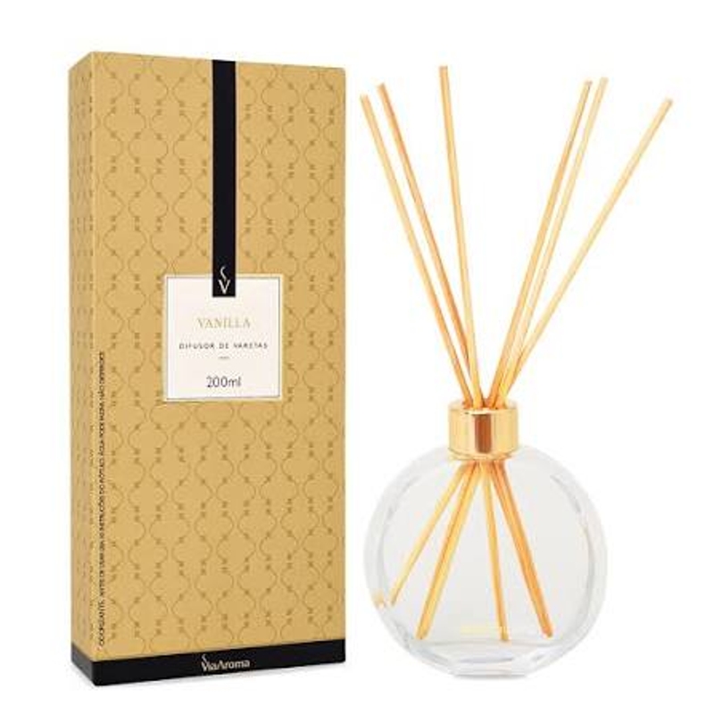 Difusor de Varetas Via Aroma 200ml - Vanilla