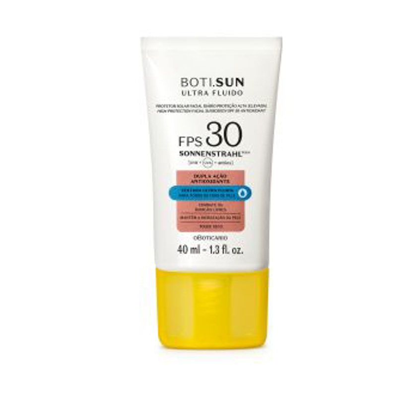 Boti Sun Ultra Fluido FPS 30 Ação Antioxidante