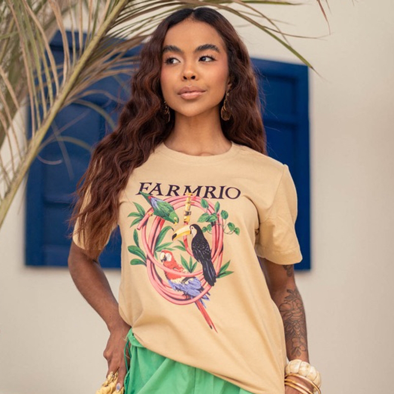 Tshirt Pássaros Farm Rio P