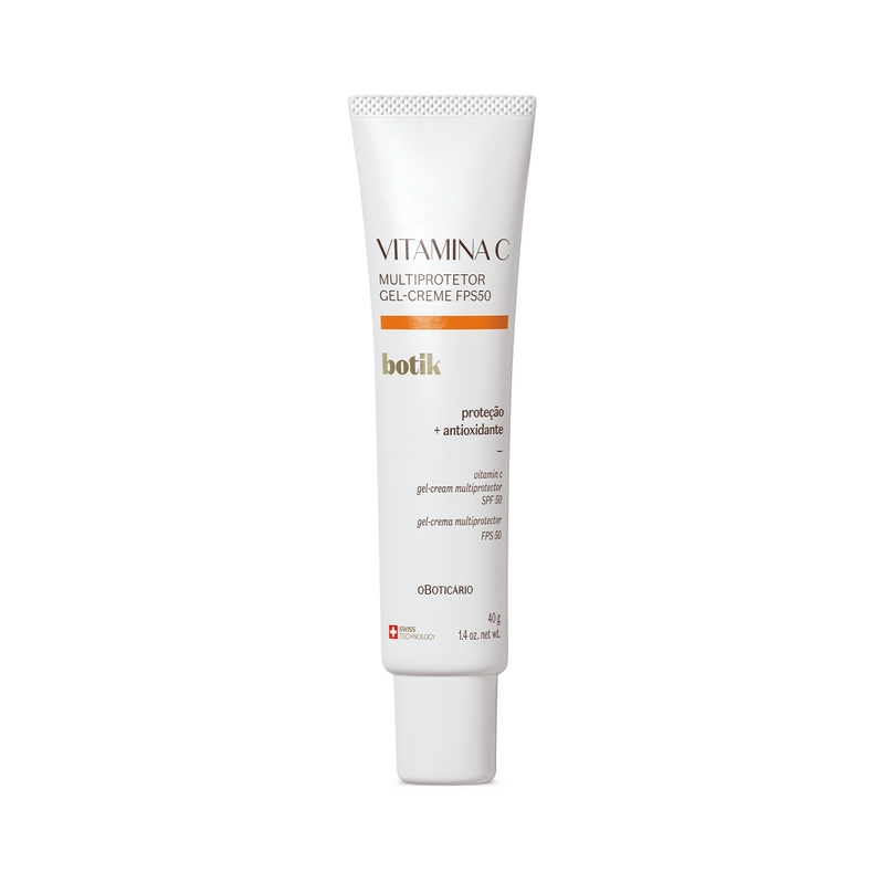 Gel Creme Multiprotetor Fps50 Botik Vitamina C 40G