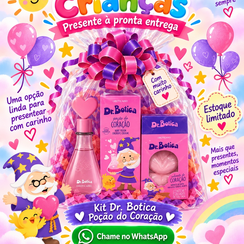 Presente Dr. botica Porção do amor